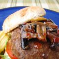 Burger με γεμιστό μπιφτέκι, πικάντικα μανιτάρια[...]