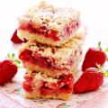 Μπάρες Φράουλας-Strawberry Crumb Bars