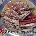 Σαρδέλες αχνιστές με κρασί