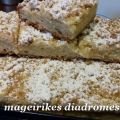 Γλυκό ταψιού με Τριφτή ζύμη και καρύδα