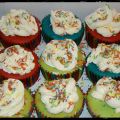 Χρωματιστά cupcakes