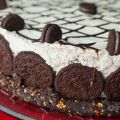 Τούρτα παγωτό με oreo και σοκολάτα Crunch