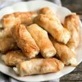Μπουρεκάκια με φέτα και ανθότυρο