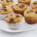 Muffins με κομμάτια σοκολάτας πορτοκάλι
