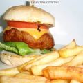 BURGER ΜΕ ΣΑΛΤΣΑ BBQ