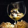 Ceviche με σαρδέλες, μυρωδικά και κρέμα γάλακτος