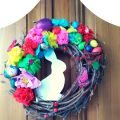 DIY πασχαλινό στεφάνι!