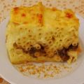 Παστίτσιο με μανιτάρια και τυριά