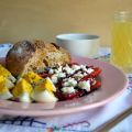 a brunch idea: roasted red peppers and boiled[...]