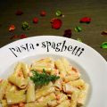 Tortiglioni με καπνιστό σολωμό