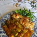 Κοτόπουλο με κολοκυθάκια και ντομάτα
