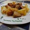 Χοιρινές μπουκιές με μήλα στην γάστρα