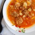 Γιουβαρλάκια σούπα Tex Mex - ZannetCooks