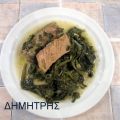 Φρικασέ με περίσσευμα κρέατος.