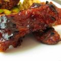 Παϊδάκια στα κάρβουνα με σάλτσα BBQ