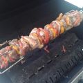 Το κοντοσούβλι του Ανδρέα ψημένο σε BBQ.