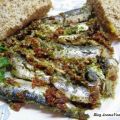 Σαρδέλες με pesto λιαστής ντομάτας και μαϊντανού