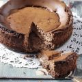 Cheesecake με σοκολάτα και καραμέλα