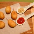Mini corn dogs (τραγανοί λουκουμάδες με[...]