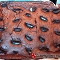 Brownies με χαρουπάλευρο και Oreo cookies
