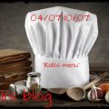 Το μενού μας!!! 04/07/16- 10/07/16