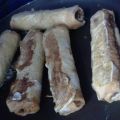Φλογέρες φούρνου με γαλοπούλα και τυρί κρέμα