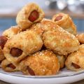Λουκανικοπιτάκια στο Air Fryer Χωρίς μίξερ!