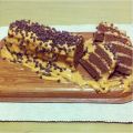 Brownies με επικάλυψη φυστικοβούτυρου