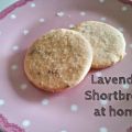 Homemade Lavender Shortbread