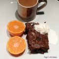 Brownie με ζαχαρωμένο τζίντζερ