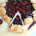 Galette με κόκκινα φρούτα