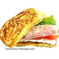 Sandwich Mε Μορταδέλα Και Φέτα Σε Ψωμάκι Panini!