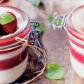 Δίχρωμη πανακοτα με Raspberry