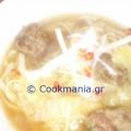 Σούπα με noodles και πικάντικα κεφτεδάκια -[...]