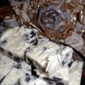Fudge λευκής σοκολάτας με oreo cookies