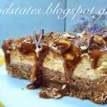 Cheesecake καραμέλας με φιστίκια και σοκολάτα