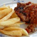 αρνί κοκκινιστό/braised lamb shanks