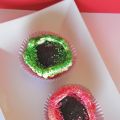 Red Cupcakes με μαρμελάδα άγριου βατόμουρου!