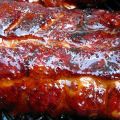 Πανσέτες χοιρινές με πικάντικη σως BBQ