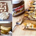 Πανευκολη πιτα με nutella και μπανανες