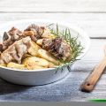 Κατσικάκι λεμονάτο λαδορίγανη με μελωμένες[...]