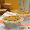 Muffins με μήλο και κουάκερ