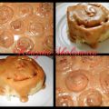Cinnamon rolls με γλάσο καραμέλα γάλακτος
