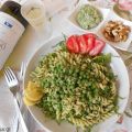Pesto βαλεριάνα με ζυμαρικά και αρακά -[...]