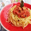 Linguini με σάλτσα τόνου